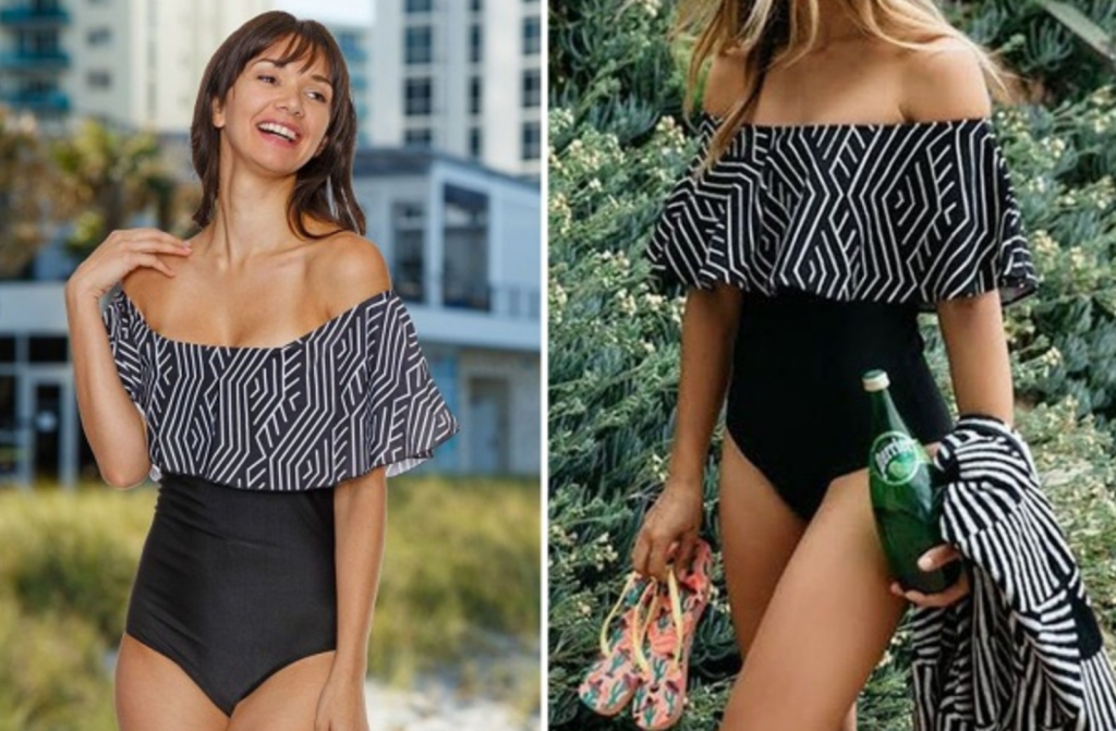 Ruffle Swimsuit Just $15.99! (Reg. $49.99)