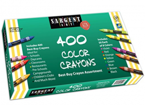 Sargent Art 400-Count  Crayons Just $13.76! (Reg. $29.99)