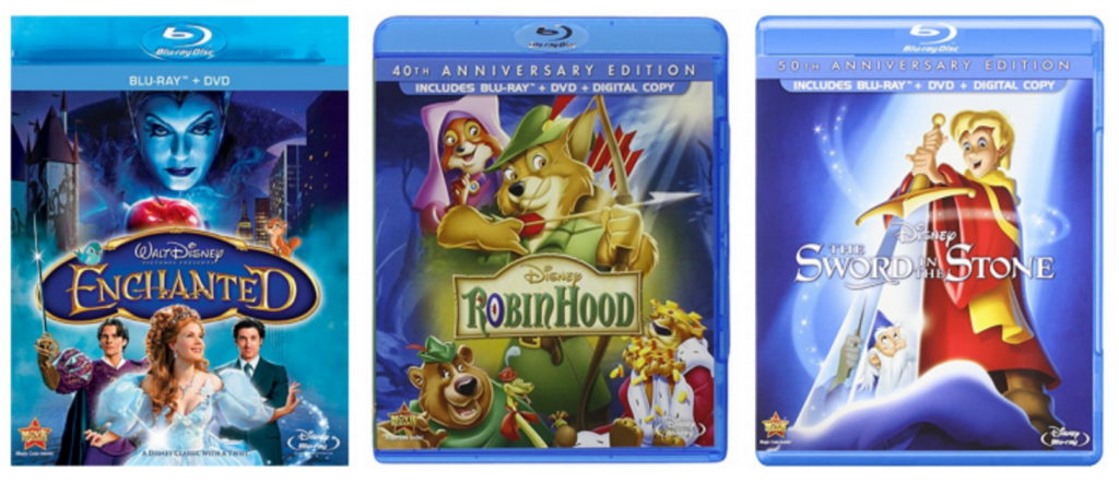 Disney Blu-Ray/DVD Combos Packs Just $9.99! Enchanted, Robin Hood, & More!