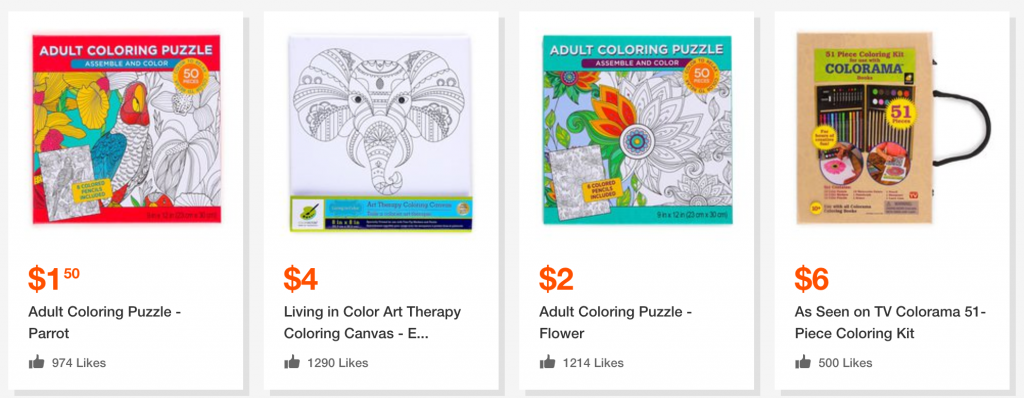 Adult Coloring Books As Low As $1.00 On Hollar! Stock Up For Summer Road Trips!
