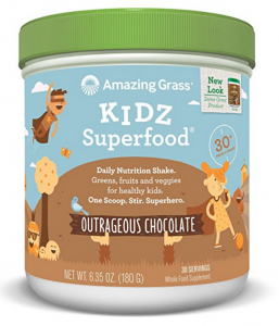 Amazing Grass Kidz Superfood Outrageous Shake 30-Serving Tub Just $12.62!