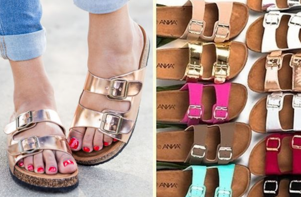 Double Buckle Sandals Just $14.99! (Reg. $39.99)