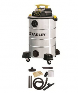 Stanley 12-Gallon Stainless Steel Wet/Dry Vacuum Just $52.98!