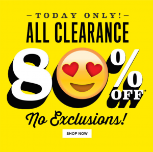 The Children’s Place: 80% Off All Clearance & FREE Shipping Today Only!