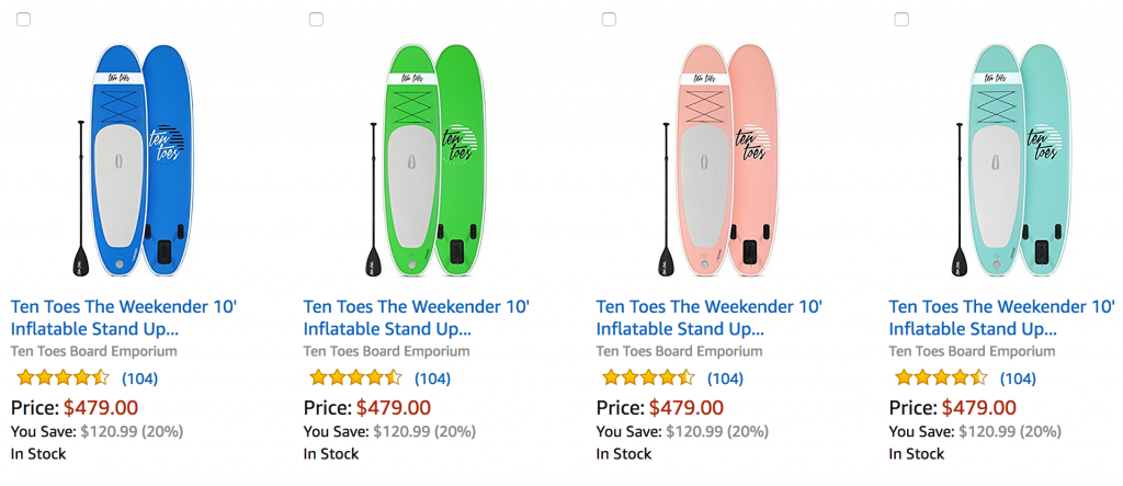 Save 20% Off Stand Up Paddle Boards Today Only On Amazon!