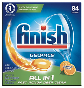 PRICE DROP! Finish All-In-1 Gelpacs Dishwashing Detergent Orange 84-Count Just $8.95 Shipped!