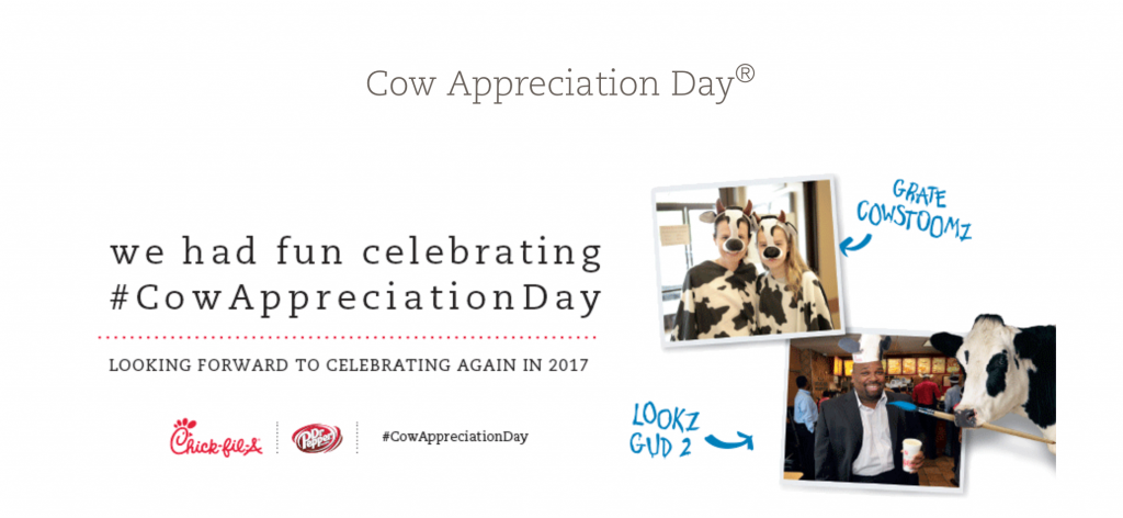 Chick-Fil-A Cow Appreciation Day Is July 11th! Plan Your Costume Now!