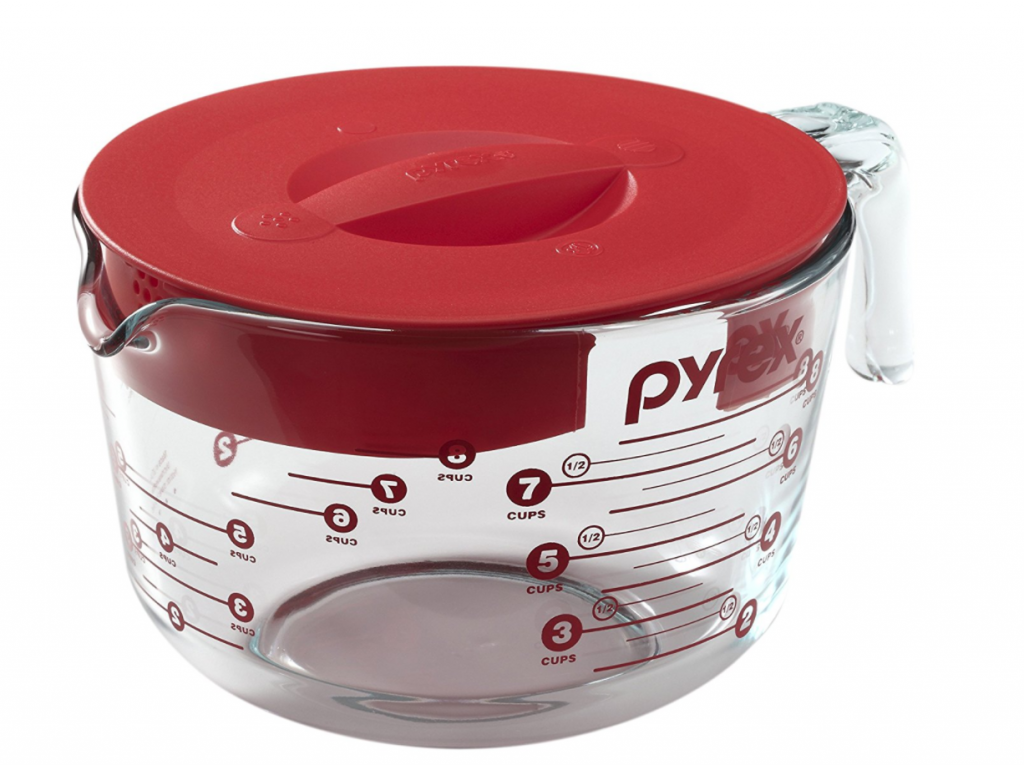 Pyrex Prepware 8-Cup Glass Measuring Cup w/ Lid Just $12.57! (Reg. $19.99)