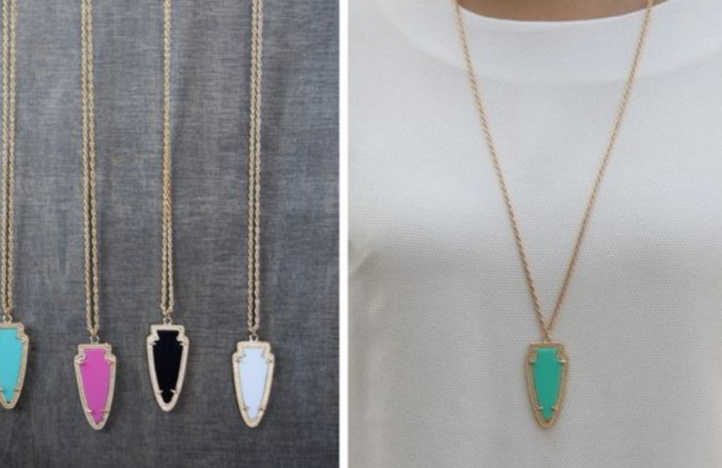 Spear Pendant Necklace In 13 Colors Just $1.99!(Reg. $19.99)