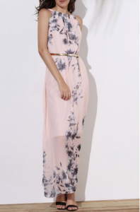 Floral Long Swing Maxi Dress Just $9.92 Shipped! Perfect For A Summer Wedding!