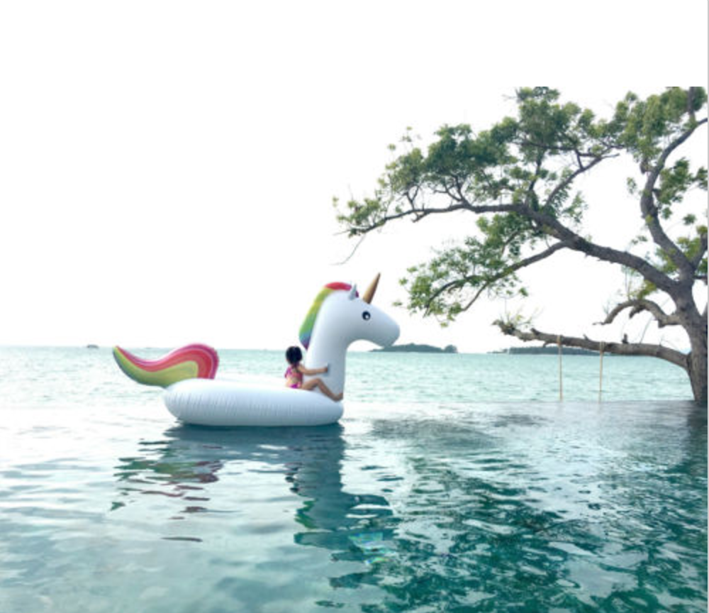 Giant Unicorn Inflatable Pool Float Just $26.00!