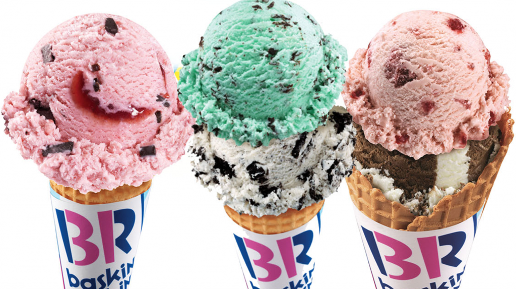 FREE Baskin Robbins Ice Cream When You Download The App!