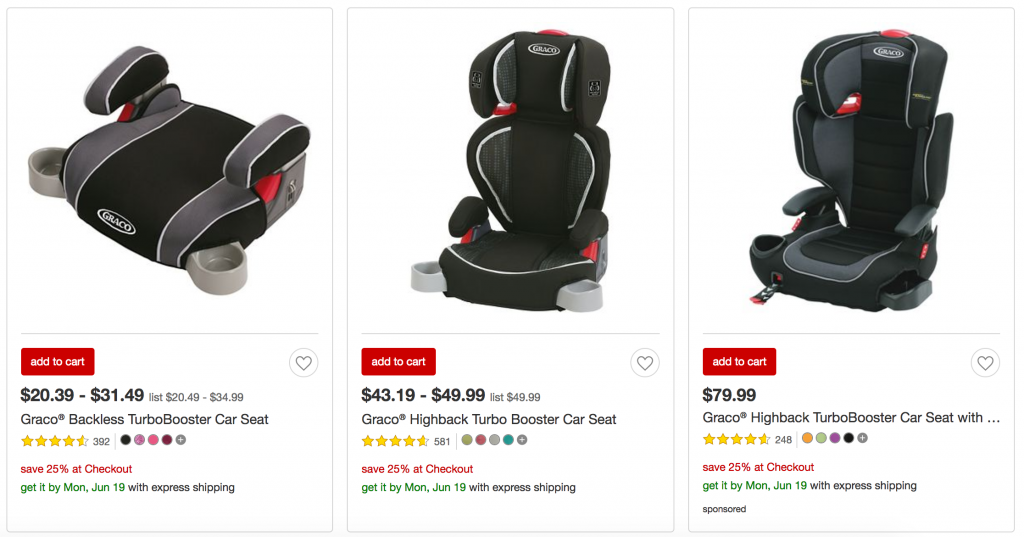 25% Off Select Graco Car Seats & Booster Seats! Prices As Low As $17.42!