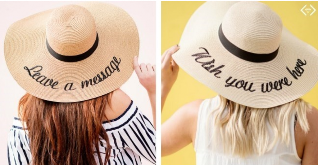 Embroidered Sun Hats w/ 3 Different Phrases Just $10.99! (Reg. $29.95)