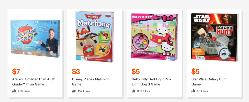 Family Game Night Deals On Hollar! Prices As Low As $3.00!
