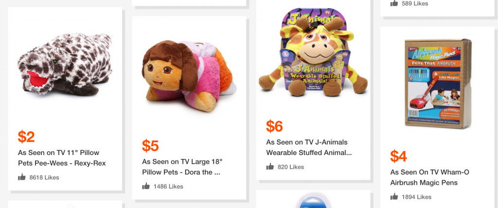 As Seen On TV Collection Is Back On Hollar! Prices As Low As $2.00! As Seen On TV Collection Is Back On Hollar! Prices As Low As $2.00!