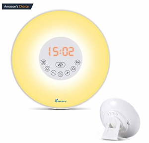 Vansky Sunrise Alarm Clock Night Light Bedside Lamp $24.99! (Reg. $89.99)