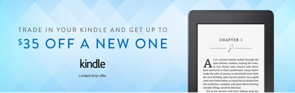Trade In Your Old Kindle & Get Up To $35 Off A Brand New One!