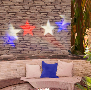 LightShow 1-Light Projection-Whirl-a-Motion-Stars Just $5.00! Perfect For Fourth of July!