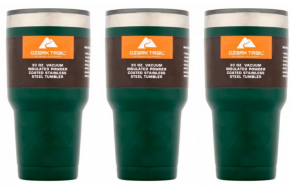 PRICE DROP! Ozark Trail 30oz Double-Wall Vacuum-Sealed Tumbler Just $5.00!