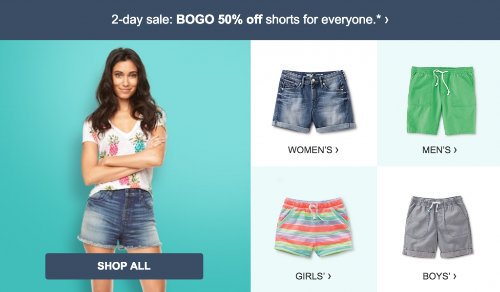 BOGO 50% Off Shorts For The Whole Family This Weekend Only At Target!