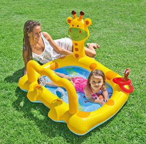 Intex Smiley Giraffe Inflatable Baby Pool $10.50!