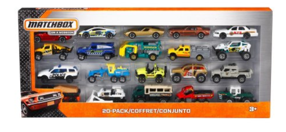 Matchbox Adventure Pack 20 Die-Cast Vehicles Just $14.99!