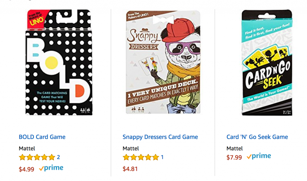 Buy 2 Get 1 Free On Select Mattel Card Games On Amazon!