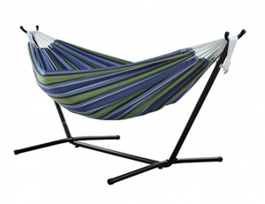 Double Hammock with Space Saving Steel Stand Just $67.54!