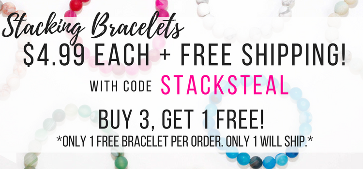 Style Steals at Cents of Style – Stacking Bracelets for $4.99 + Buy 3, Get 1 FREE! FREE SHIPPING!
