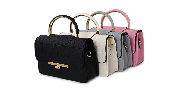 Women’s Stylish Solid Color Cross-body Bag Only $9.77 Shipped!