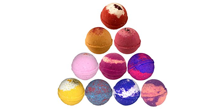 Bath Bomb 10-pack Only $19.99! Highly Rated!