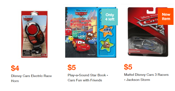 Hollar: Disney Cars Toys & Bags from Only $1.00! Includes Cars 3 Items Too!