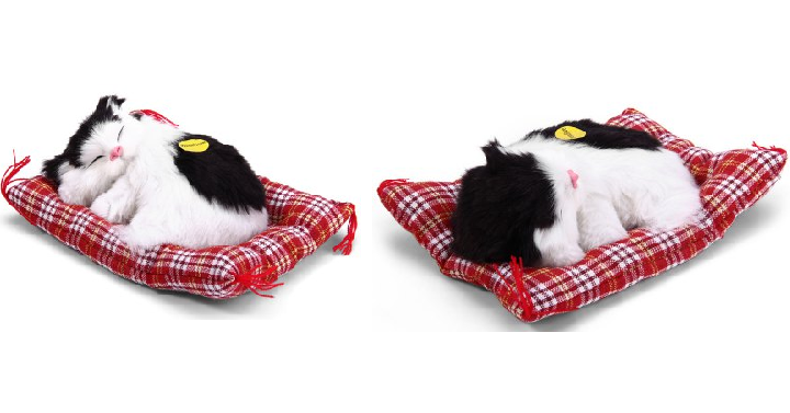 Simulation Sleeping Cat Toy with Cloth Pad Only $3.03 Shipped!