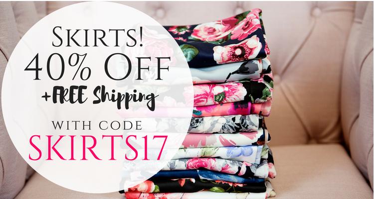 Take 40% off Skirts at Cents of Style! Plus, Score FREE Shipping!