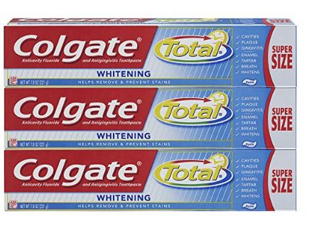 Colgate Total Whitening Paste Toothpaste 7.8 Oz (Pack of 3) – Only $8.15!