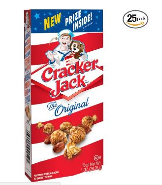 Cracker Jack Original Caramel Coated Popcorn & Peanuts (Pack of 25) – Only $8.39!