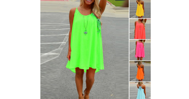 Women’s Summer Casual Sleeveless Mini Dress Only $11.99 Shipped!