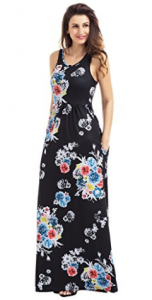 Women’s Floral Print Long Maxi Dress $18.99!