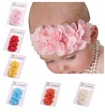 Roewell Floral Chiffon Hairbands (6 Count) – Only $8.96!