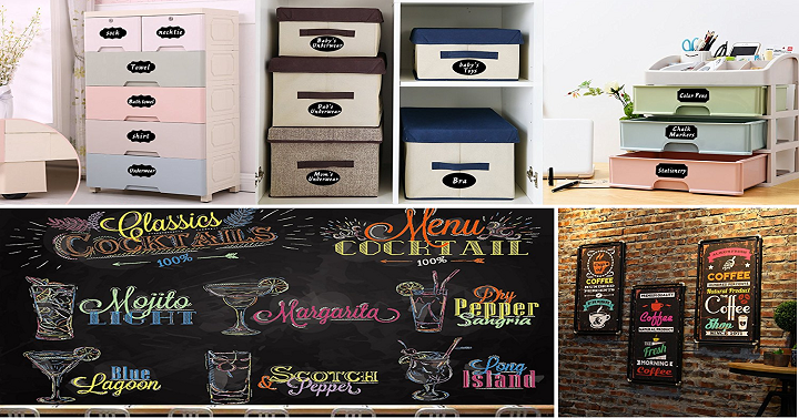 Amazon: Liquid Chalk Markers & Chalkboard Labels Discounted with Promo Codes!