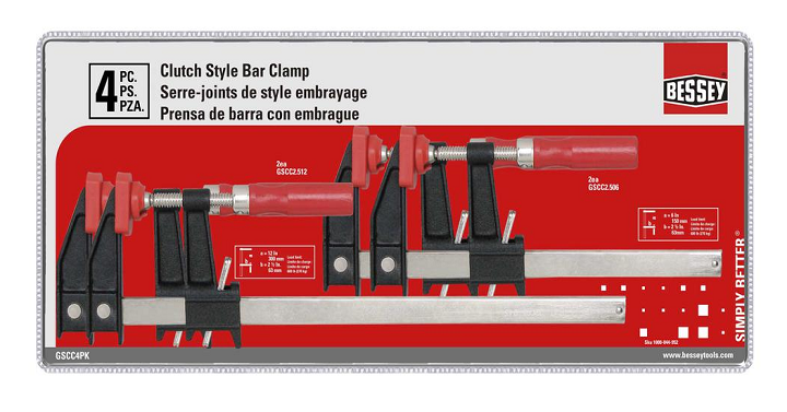 Home Depot: BESSEY Clutch Clamp Set of 4 Only $14.97 + FREE In-Store Pick Up!