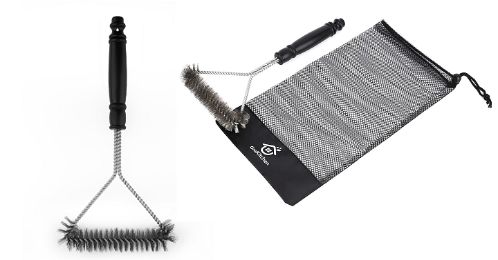 BBQ Grill Brush with Carrying Bag Only $5.91 on Amazon!
