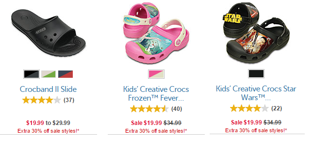 Crocs: Extra 30% Off Clearance Styles + An Additional 10% Off! Crocs Only $12.59 Each!