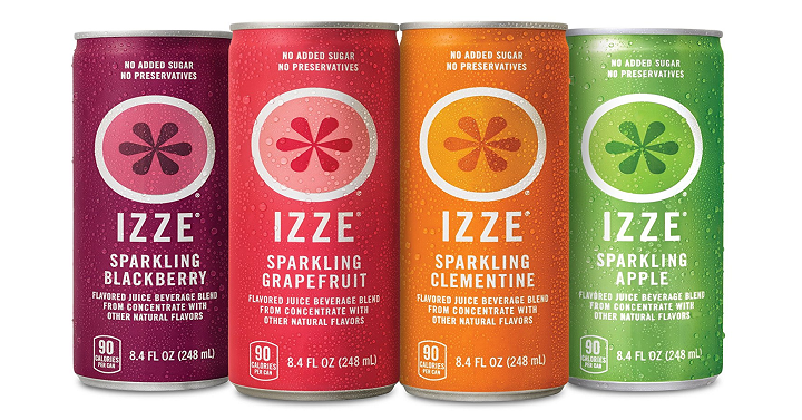 IZZE Sparkling Juice (4 Flavor Variety Pack) 24 Count Only $12.53 Shipped!