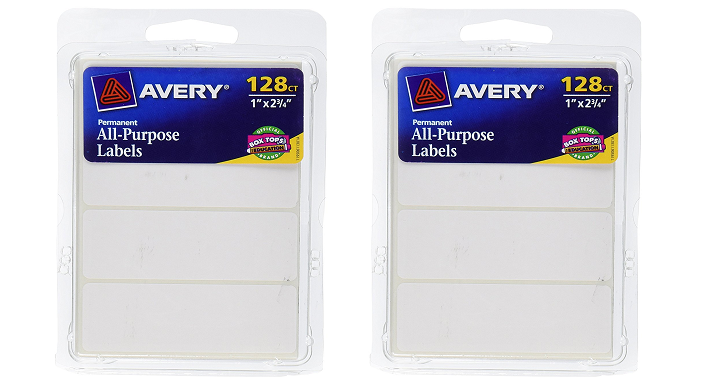 Avery All-Purpose Labels 128 Count ONLY $.98 Shipped! Great For Mailing, Documents & More!