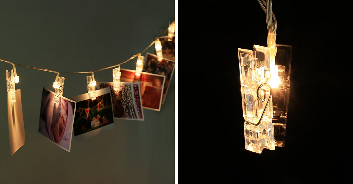 LED Photo Display String Lights (With Timer) Only $19.99! (Reg $39.99)