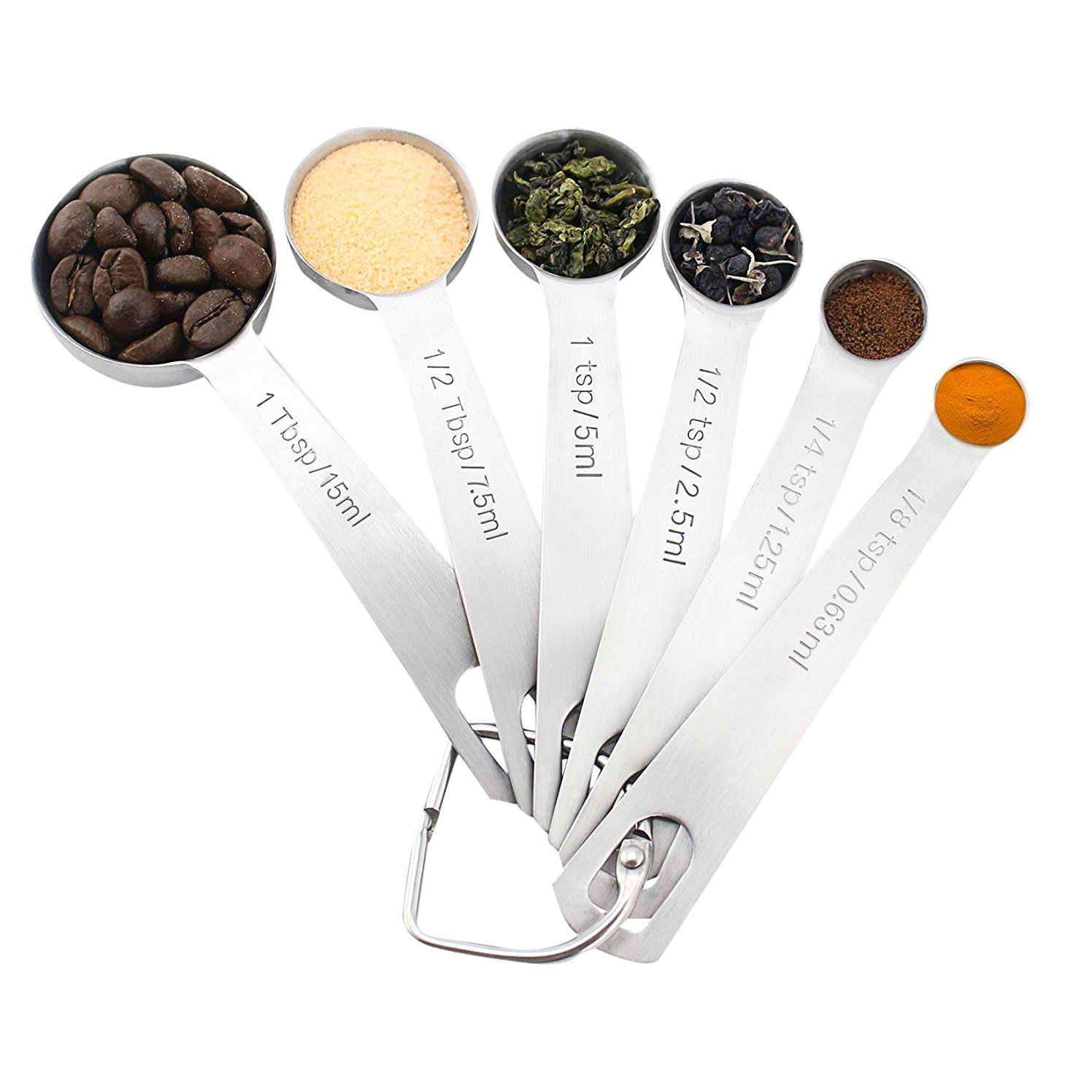Amazon: Stainless Steel Measuring Spoons with Engraved Measurements Only $9.99!!