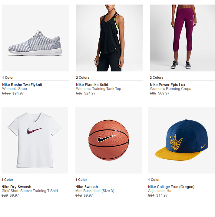 Take An Extra 20% Off Clearance Merchandise At Nike!