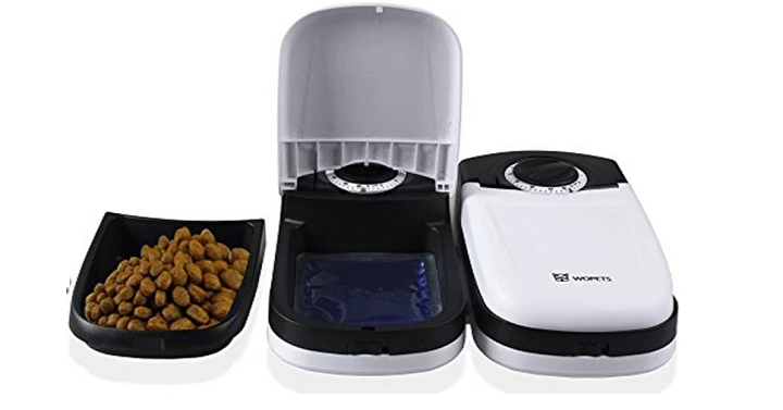 Amazon: WOpet Automatic Pet Feeder (Dog or Cat) Only $14.79!